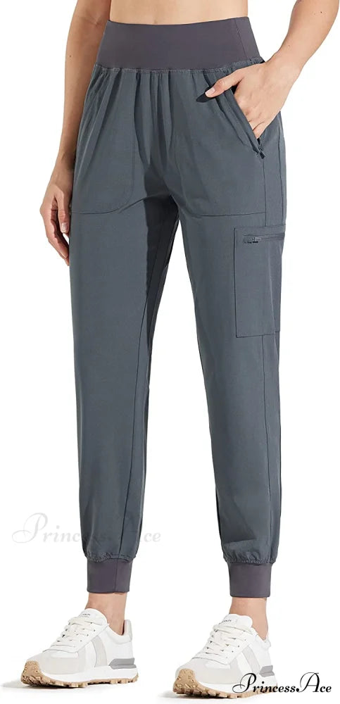 Cargo Hiking Pants Lightweight Quick Dry Capri Pants 03-pants-grey / Small