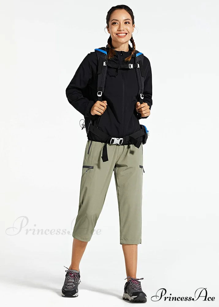 Cargo Hiking Pants Lightweight Quick Dry Capri Pants