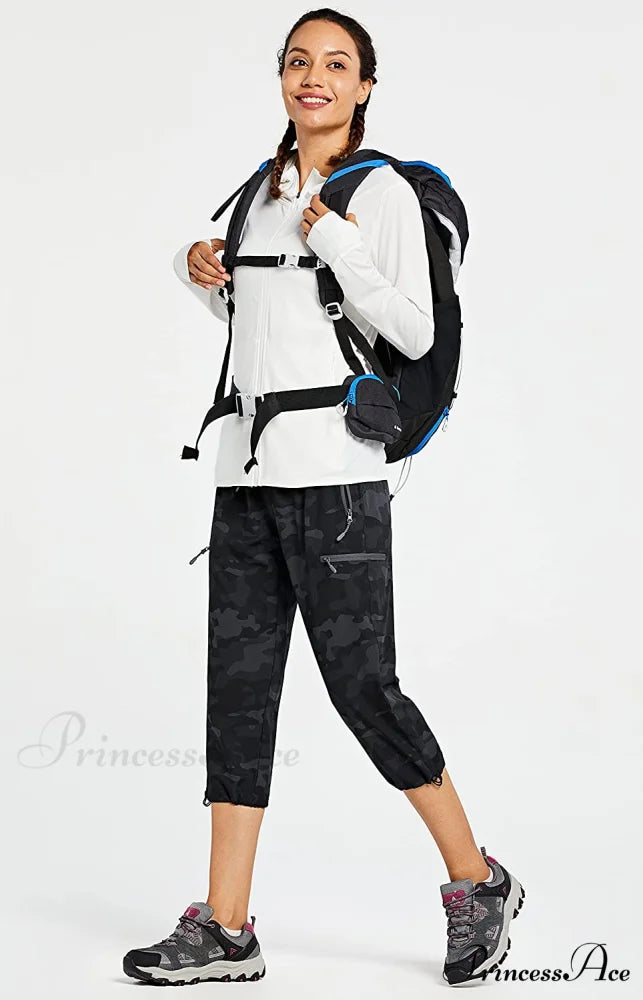 Cargo Hiking Pants Lightweight Quick Dry Capri Pants
