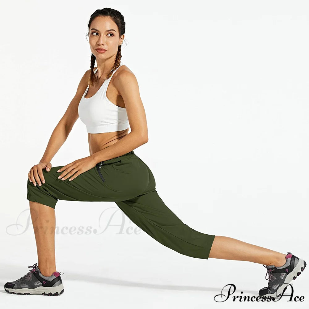 Cargo Hiking Pants Lightweight Quick Dry Capri Pants