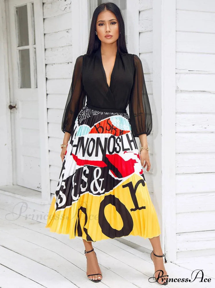 Cargo Pocket Graceful Zipper Skirt Yellow / M