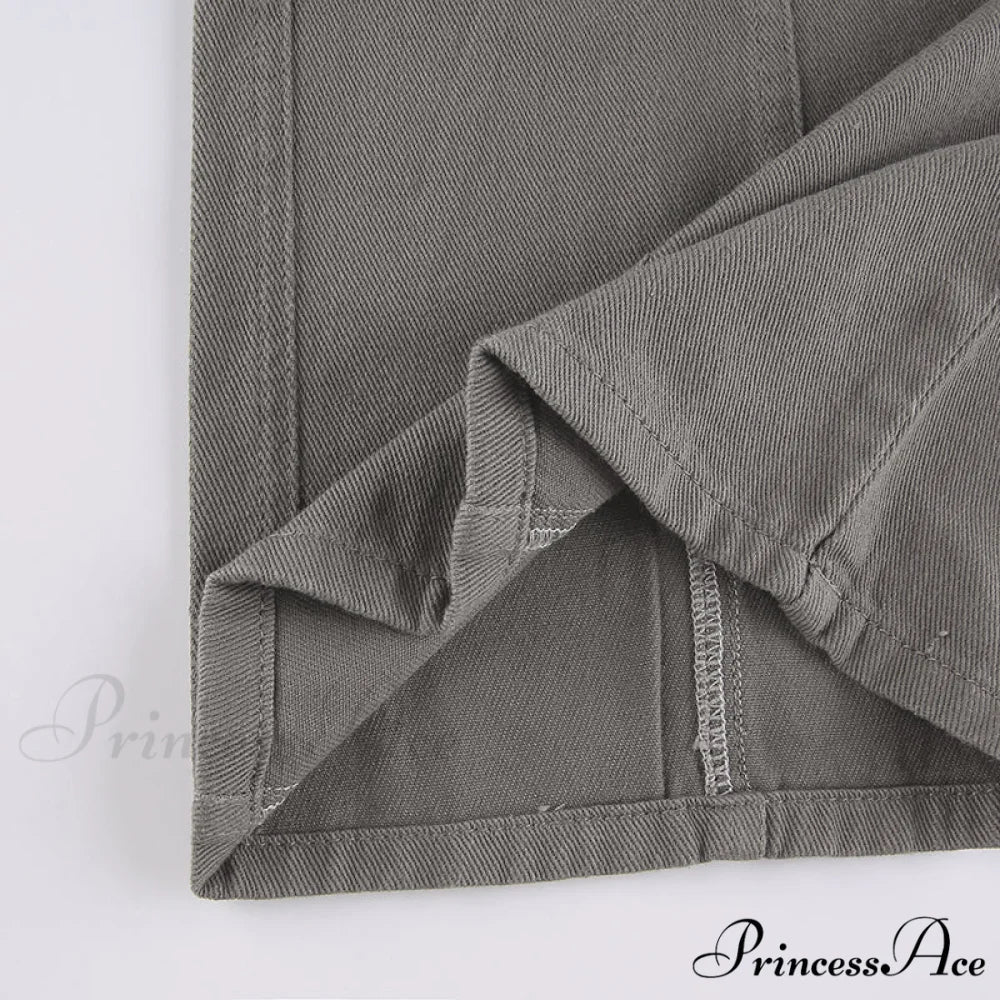 Cargo Streetwear Mom Pants Baggy Low Leg Waist 90s Denim Vintage Wide Jeans Trousers Trendy Korean Grunge Hippie Outfits