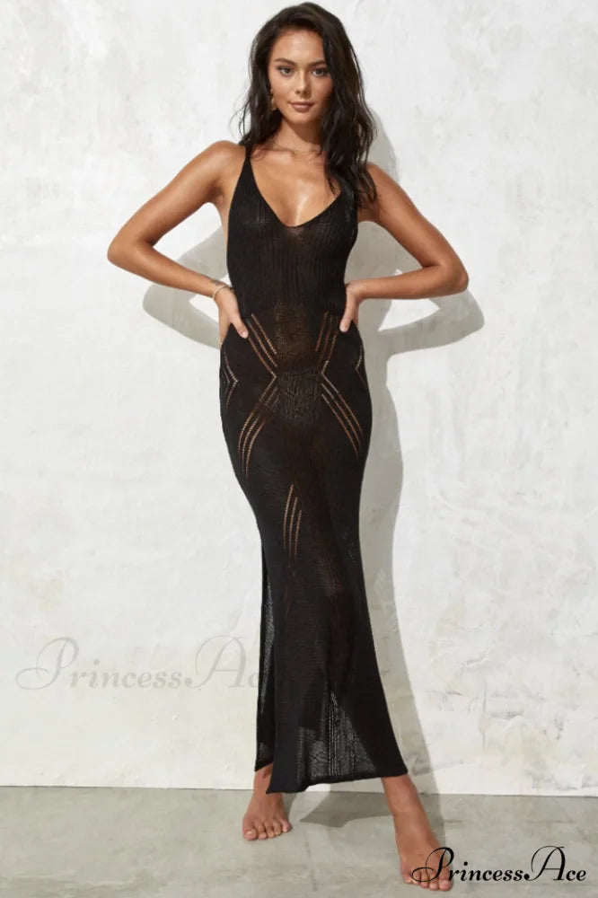 Cari Cover Stylish Up Dress S / Black