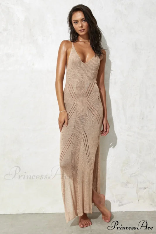 Cari Cover Stylish Up Dress S / Khaki