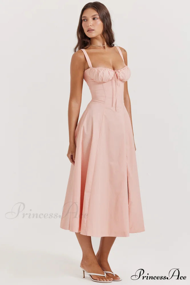 Carmen Pink Stylish Tunic Sundress