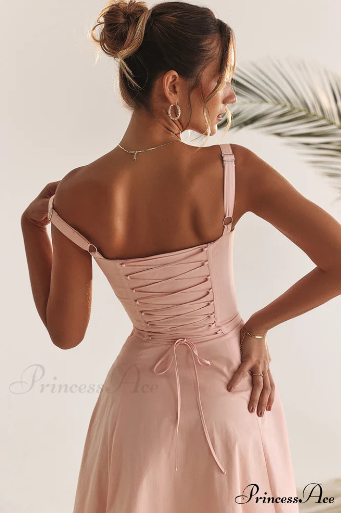 Carmen Pink Stylish Tunic Sundress