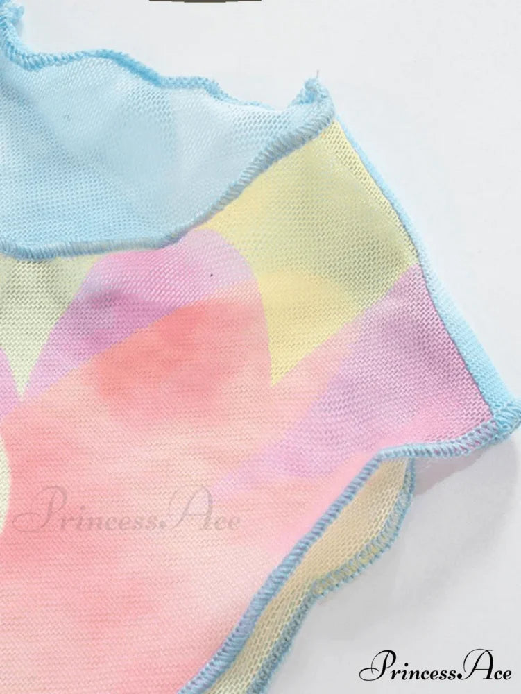 Cartoon Charming Pleated Skirt