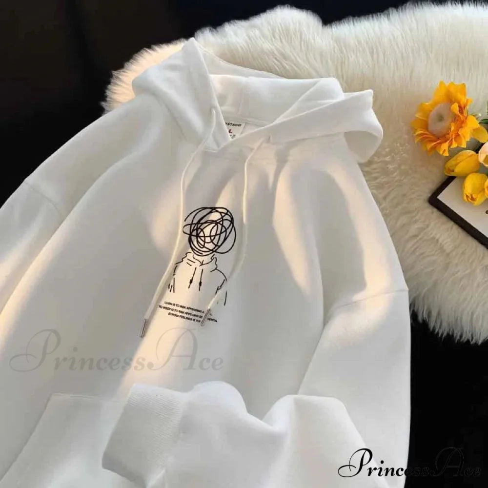 Cartoon Idea Print Rap Hoodie hoodies-241228