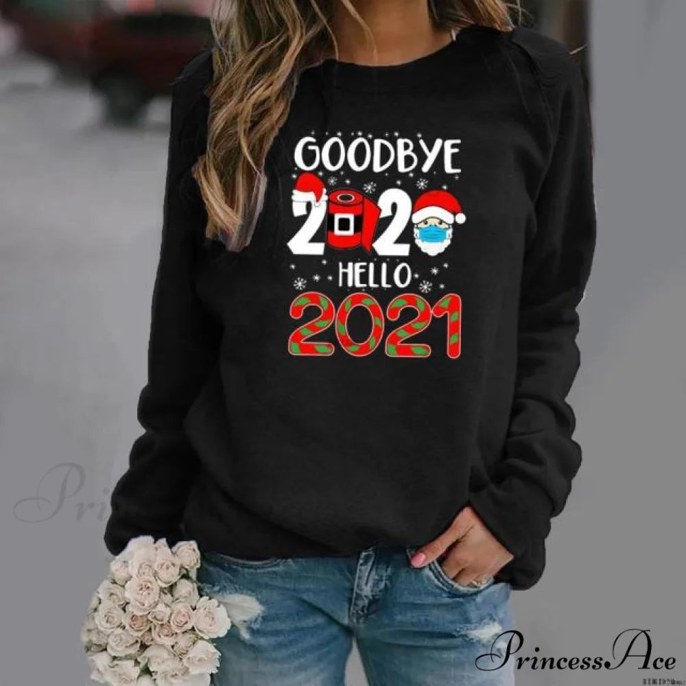 Cartoons Long Sleeve Women Sweater style 3 black / S