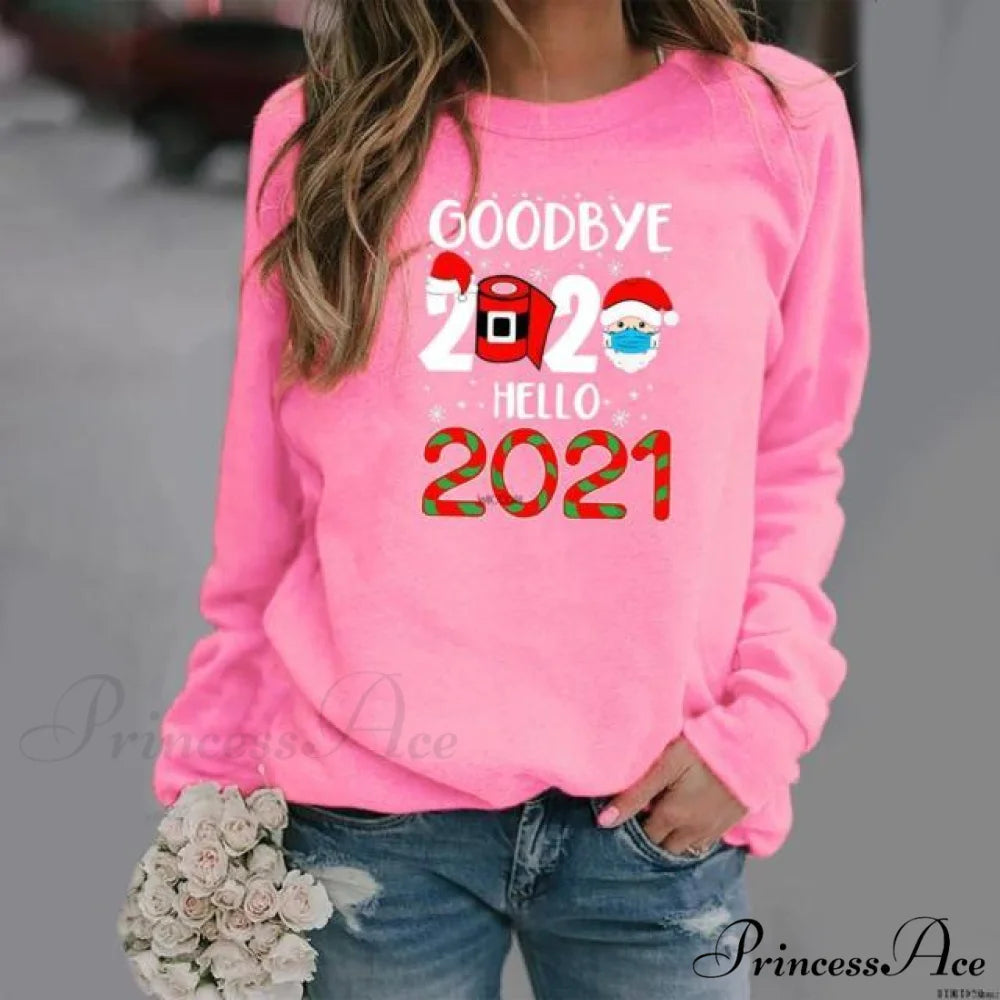Cartoons Long Sleeve Women Sweater style 3 pink / S