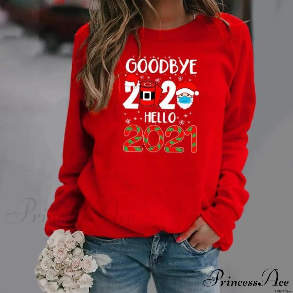 Cartoons Long Sleeve Women Sweater style 3 red / S