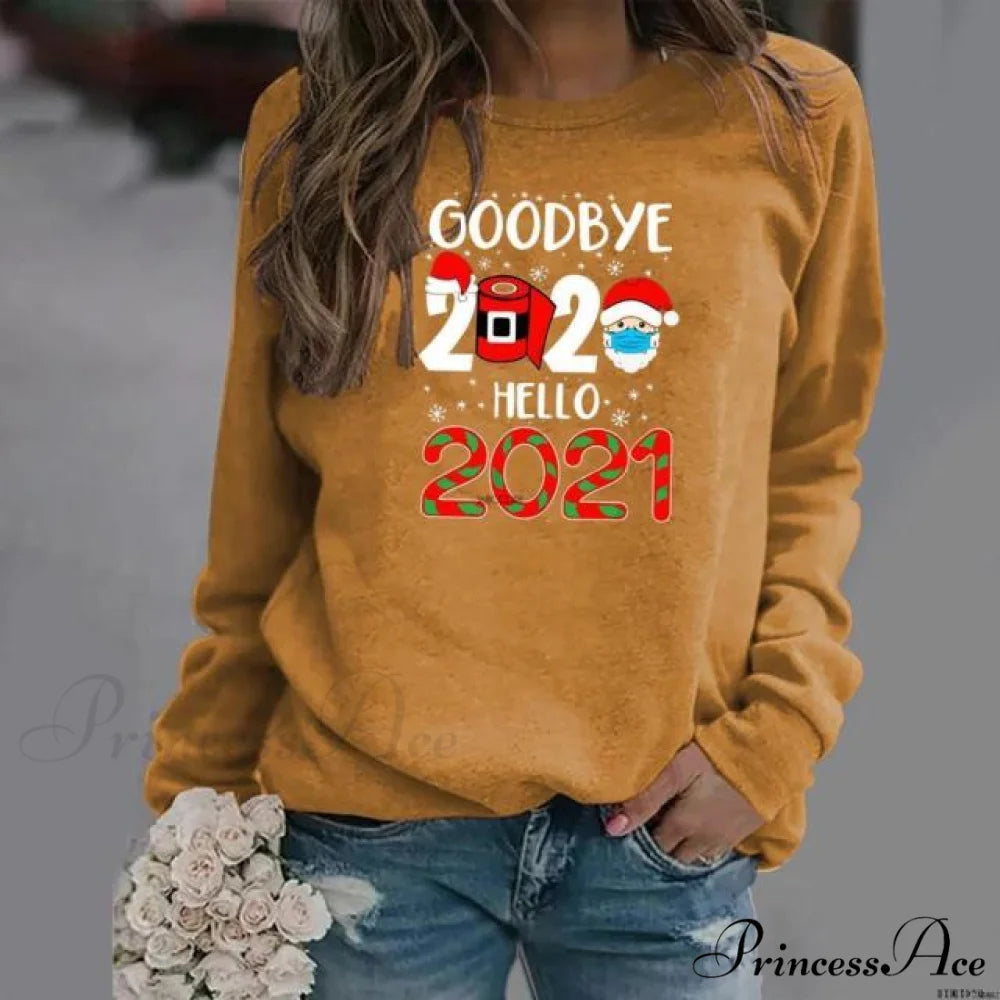 Cartoons Long Sleeve Women Sweater style 3khaki / S