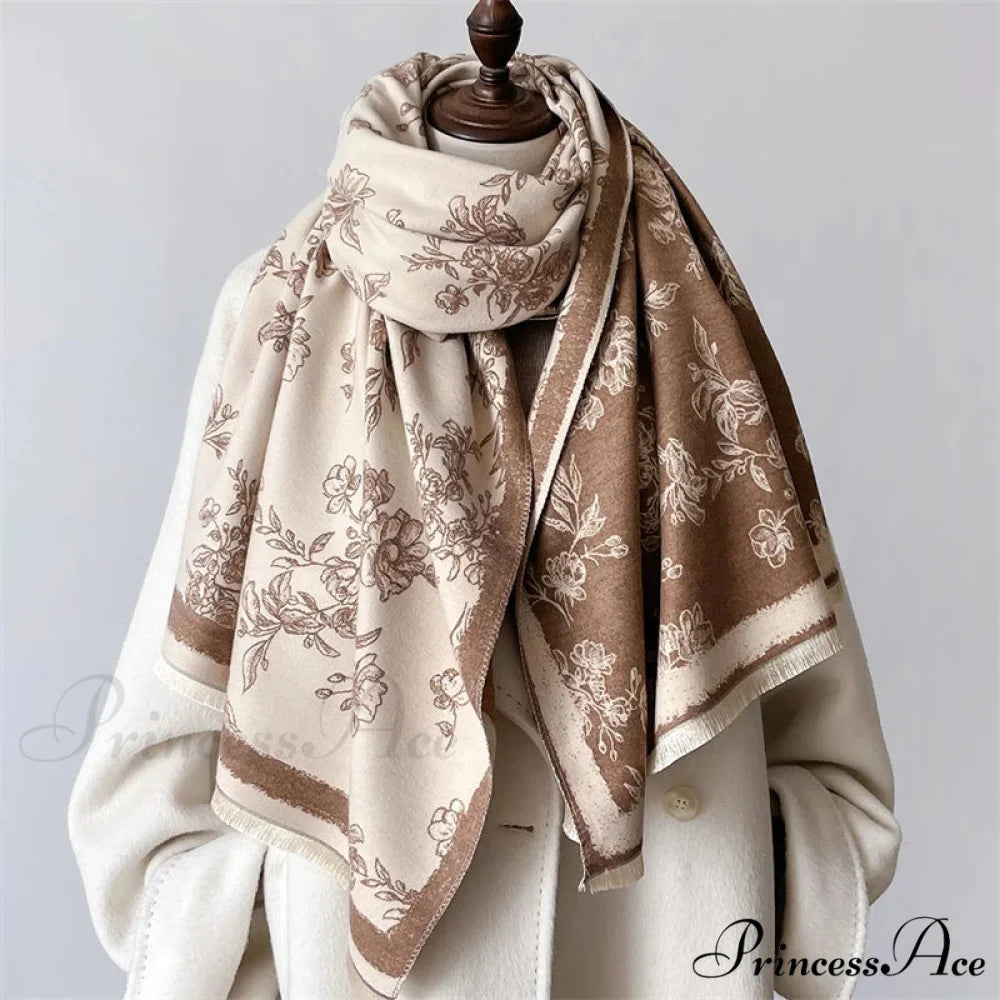 Cashmere Tartan Plaid Wool Scarf scarf-241228