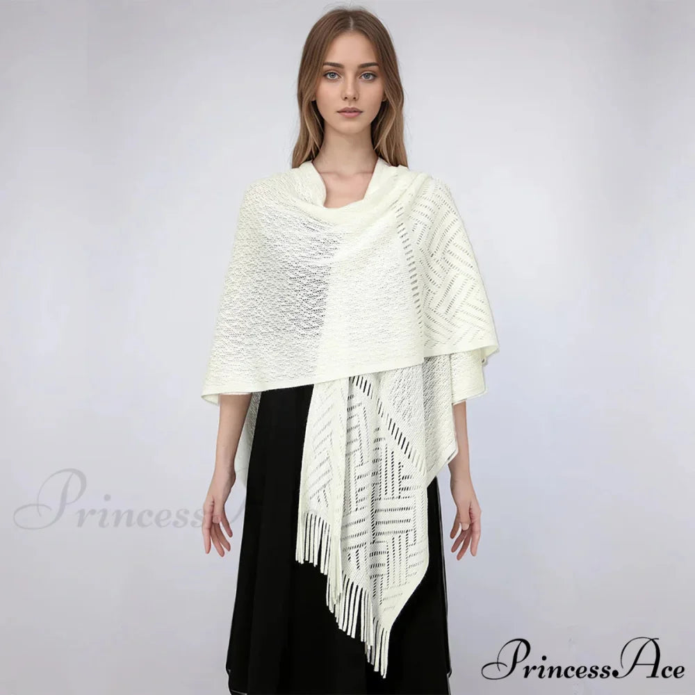 Cashmere Thicken Warmer Soft Pashmina Knitted Long Winter Scarf CP040-01