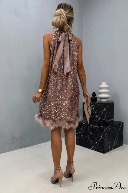 Casidy Sequin Stylish Mini Dress