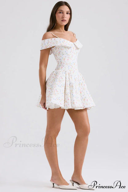 Cassia Floral Stylish Mini Dress
