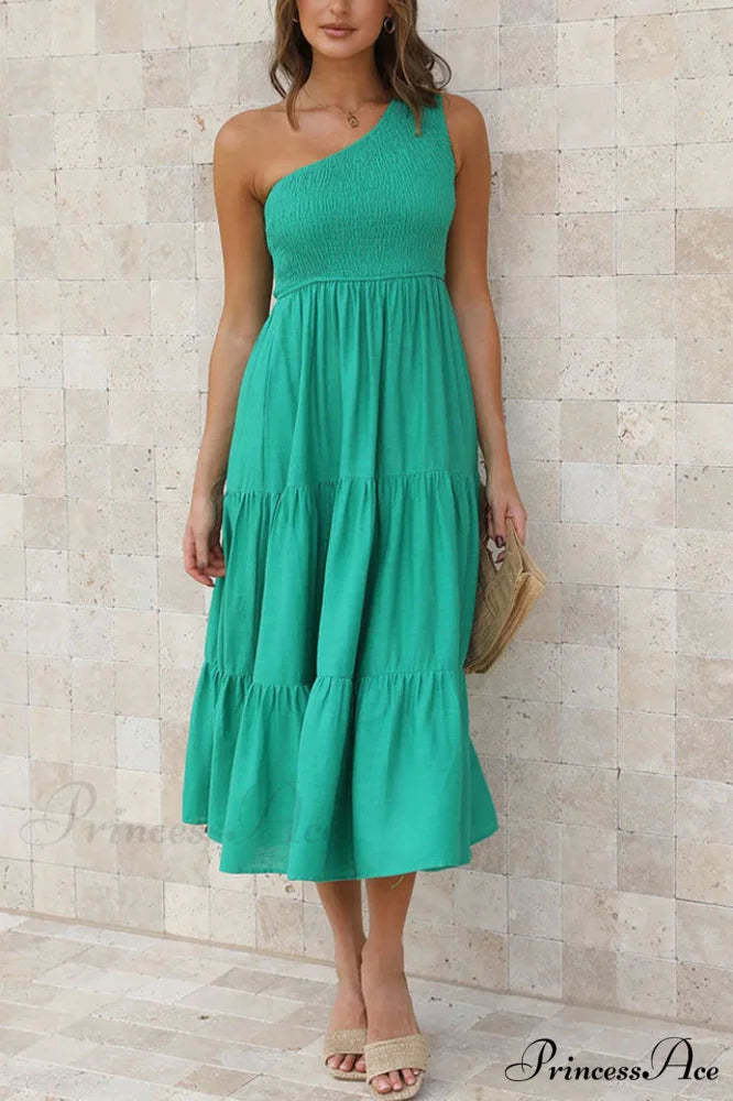 Cassy One Stylish Shoulder Abigail Dress S / 1#