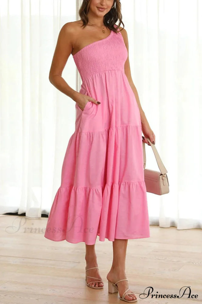 Cassy One Stylish Shoulder Abigail Dress S / 2#