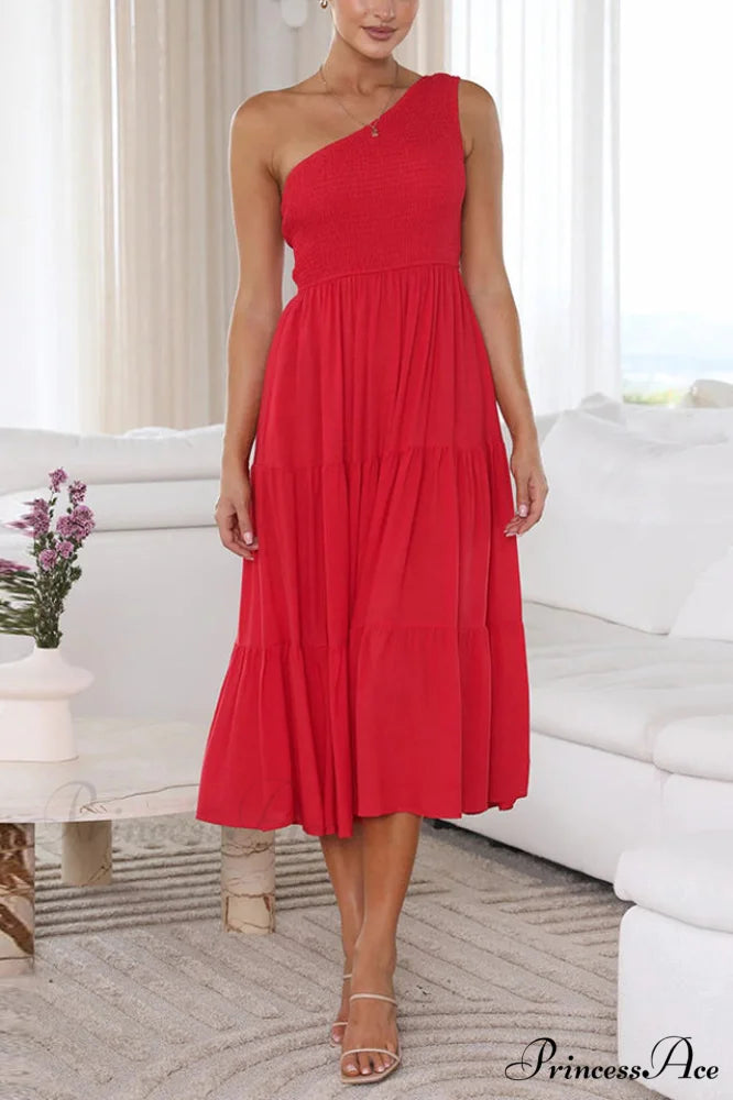 Cassy One Stylish Shoulder Abigail Dress S / 4#