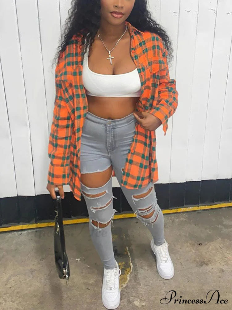 Casual Charming Plaid Pants