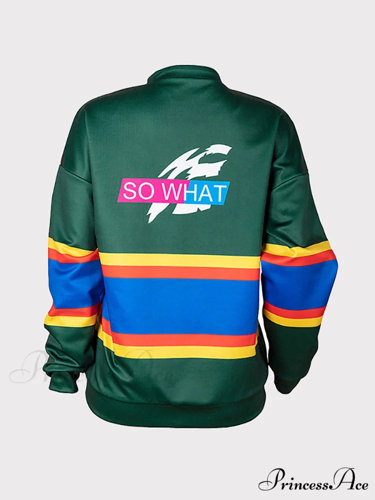 Casual Color Graceful Block Denim Coat