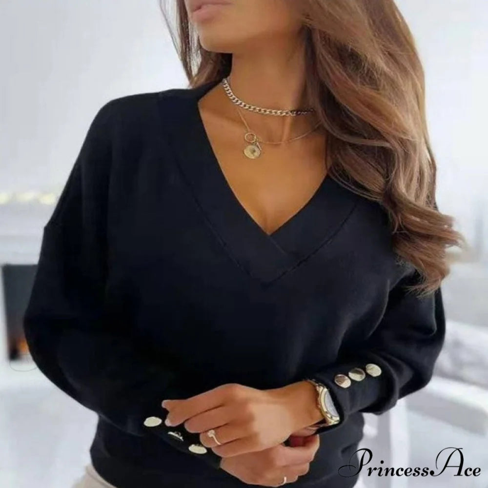 Casual Colour Solid Sweatshirt