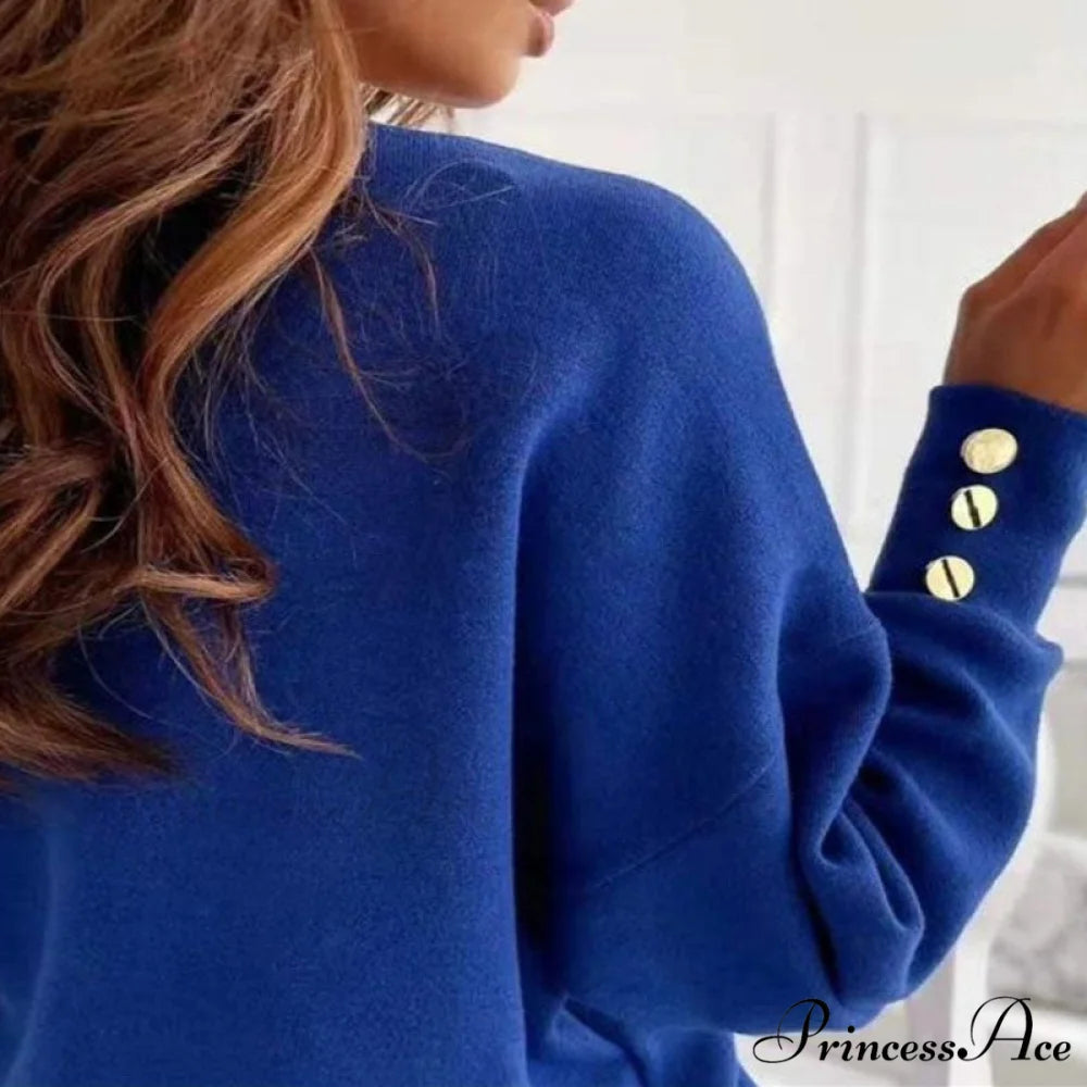 Casual Colour Solid Sweatshirt