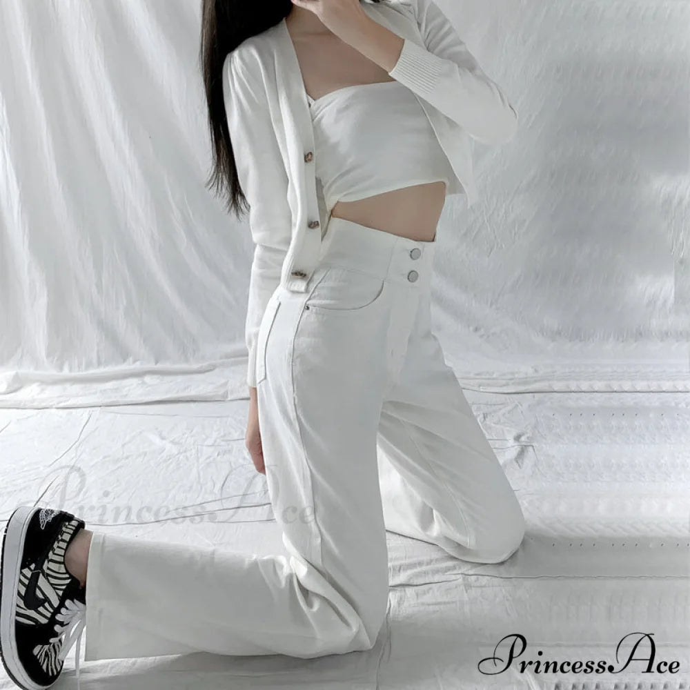 Casual Fashion Straight Leg Jeans