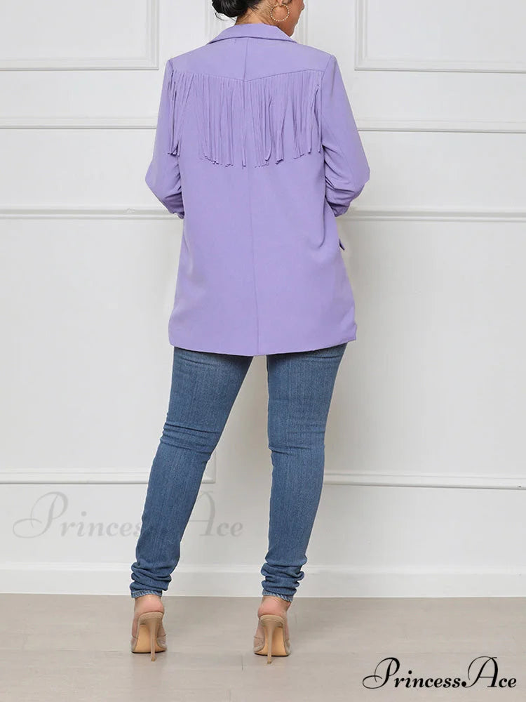 Casual Fringe Graceful Maxi Dress