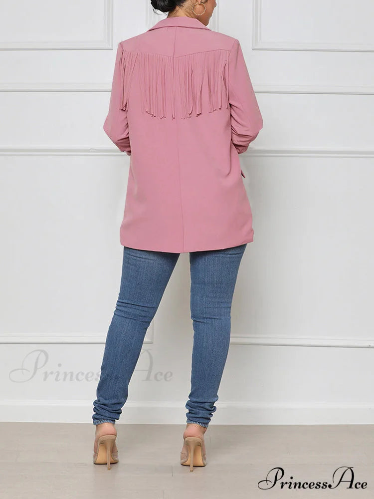 Casual Fringe Graceful Maxi Dress