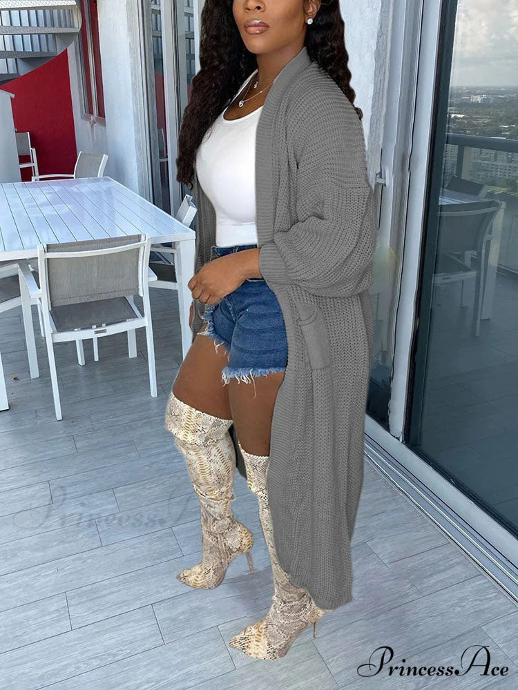 Casual High Waist Slip Modern Wide Leg Pants - White