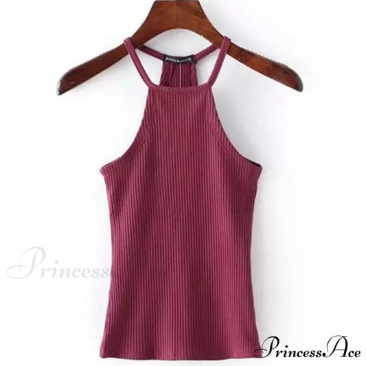 Casual Knit Basic Tank Top