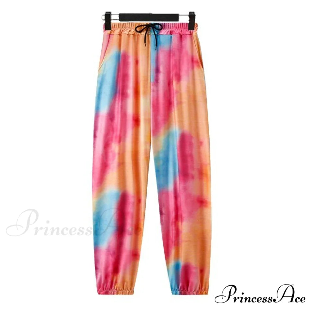 Casual Long Pantalon Palazzo Female Trouser Red / M