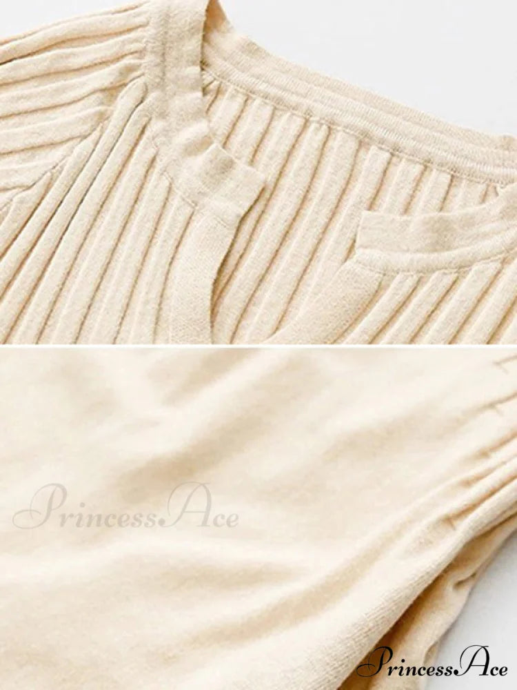 Casual Long Sleeves Solid Modern Color High-Neck Mini Dresses