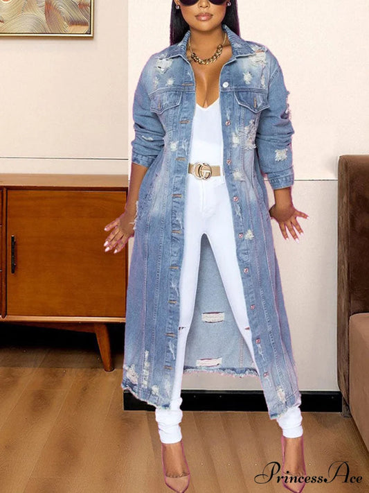 Casual Rhinestone Skeleton Zip Front Classic Long Sleeve Hoodie - Red Blue / S