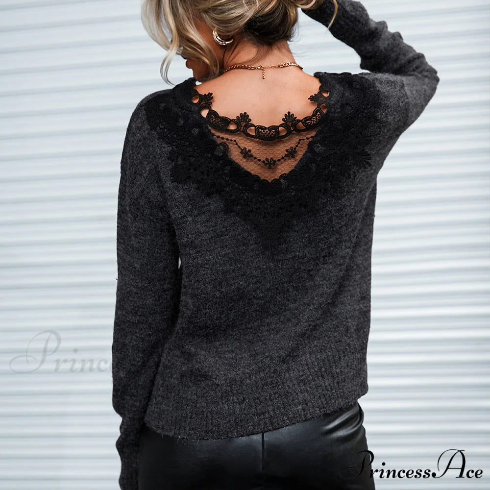 Casual Round Neck Long Sleeve Pullovers