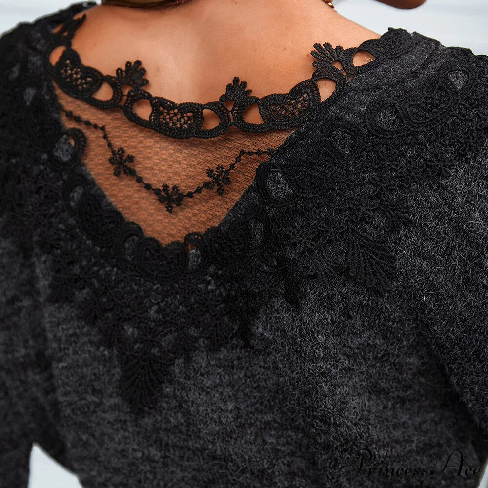 Casual Round Neck Long Sleeve Pullovers