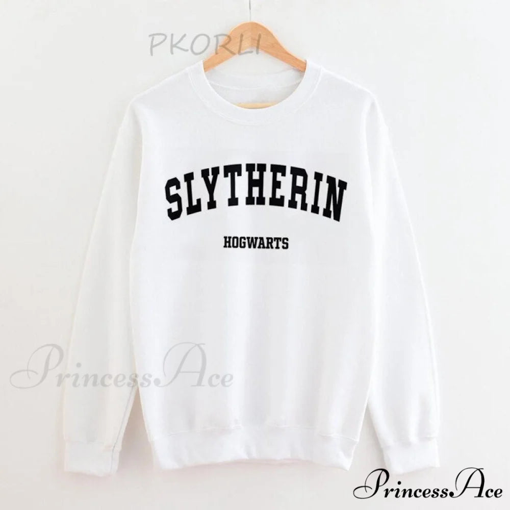 Casual School Unisex Crewneck Sweatshirt White / S