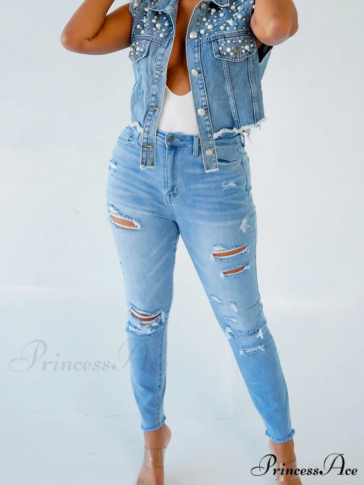 Casual Sleeveless Graceful Button Shirt Dress
