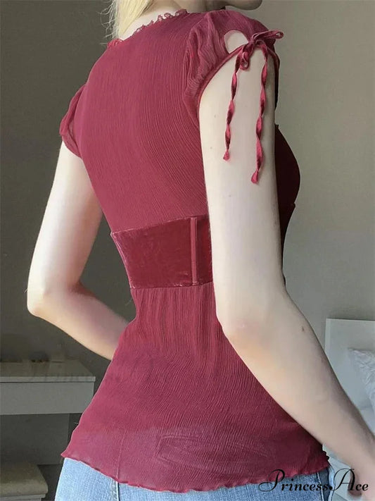 Casual Solid Color Short Sleeve Vintage Basic T-Shirts