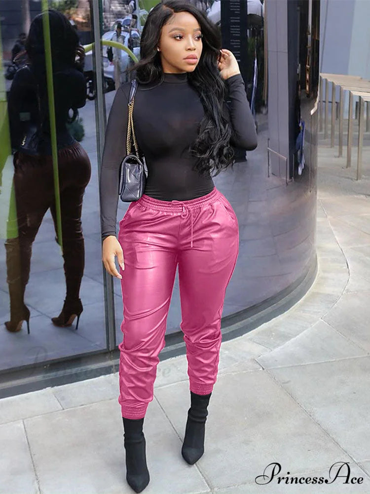 Casual Solid Graceful Fall Cardigan Pink / M