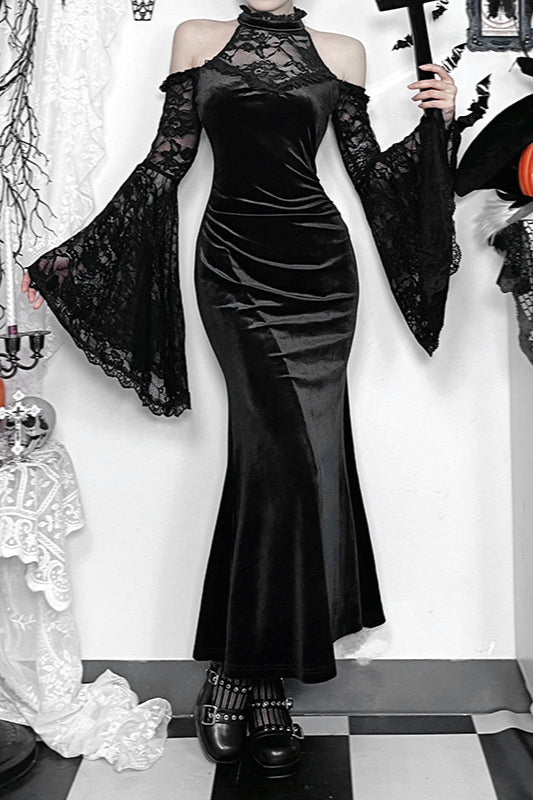 Off Shoulder Witch Gothic Dress