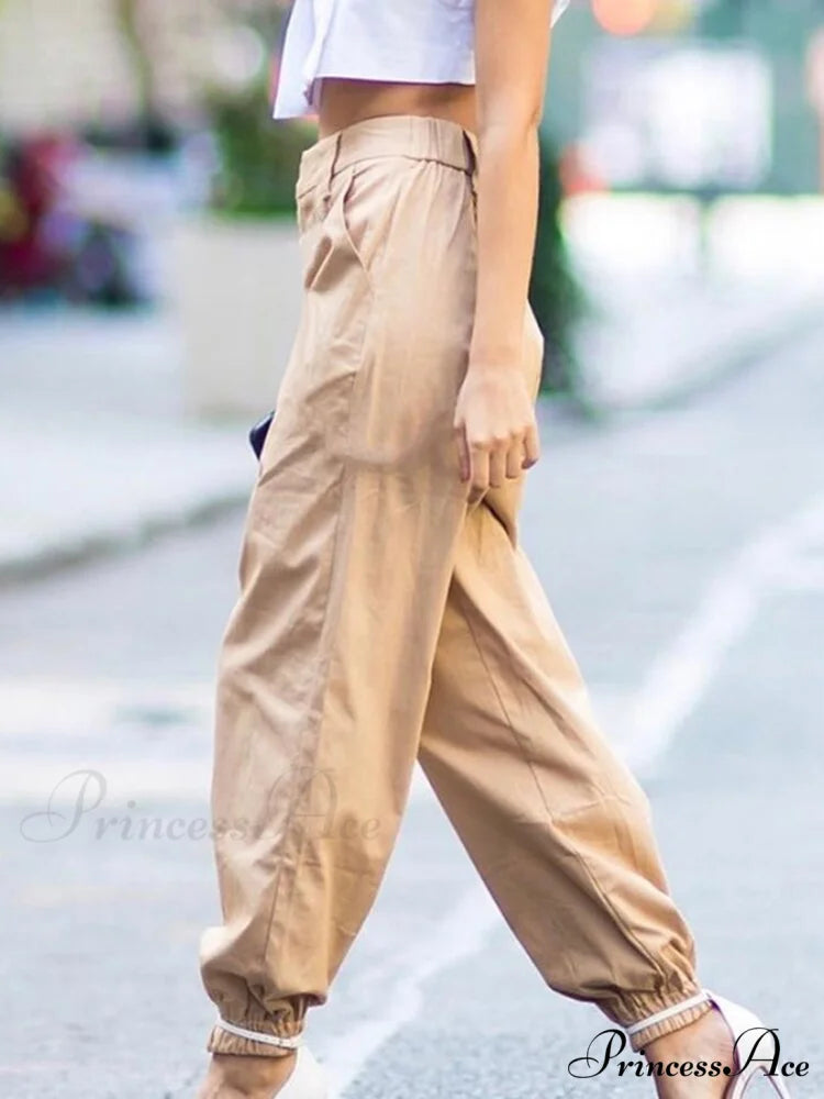 Chain Loose Pants Hip Pop Trousers Streetwear