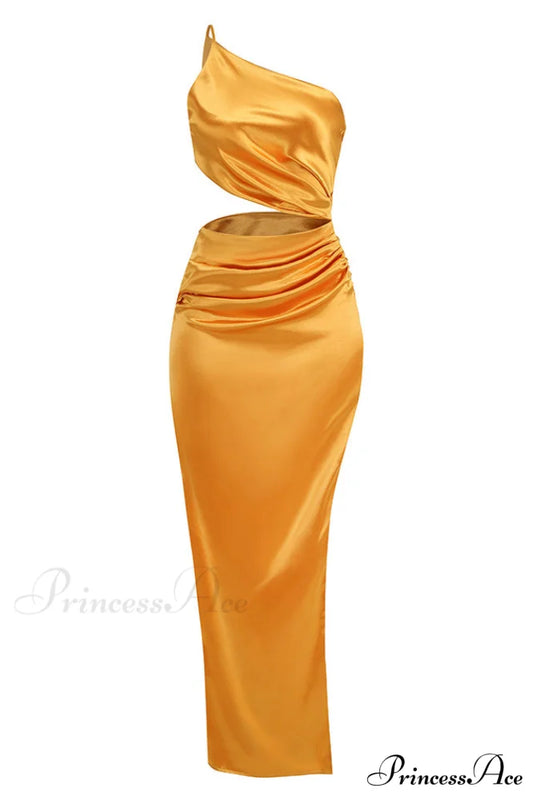 Chapman Elegant Maxi Dress XS / Yellow