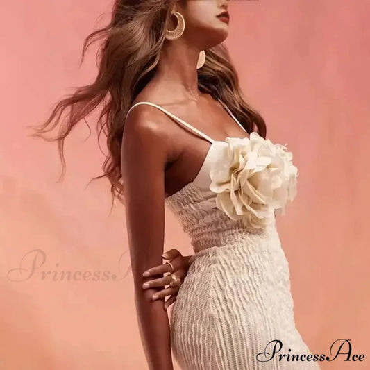 Charming and Seductive Flower Camisole Flower Dress floraldress-250126