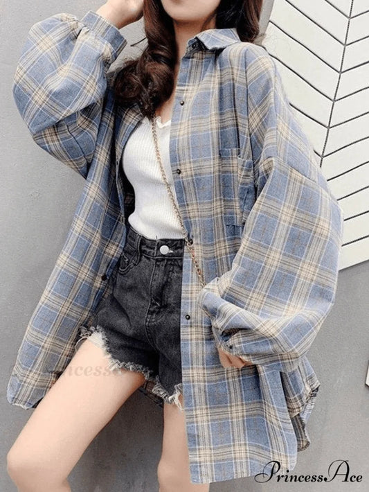 Checkerboard Strapless Crop Top Lace Up Sophisticated Bodycon Mini Skirt Matching Set - Red Blue / S