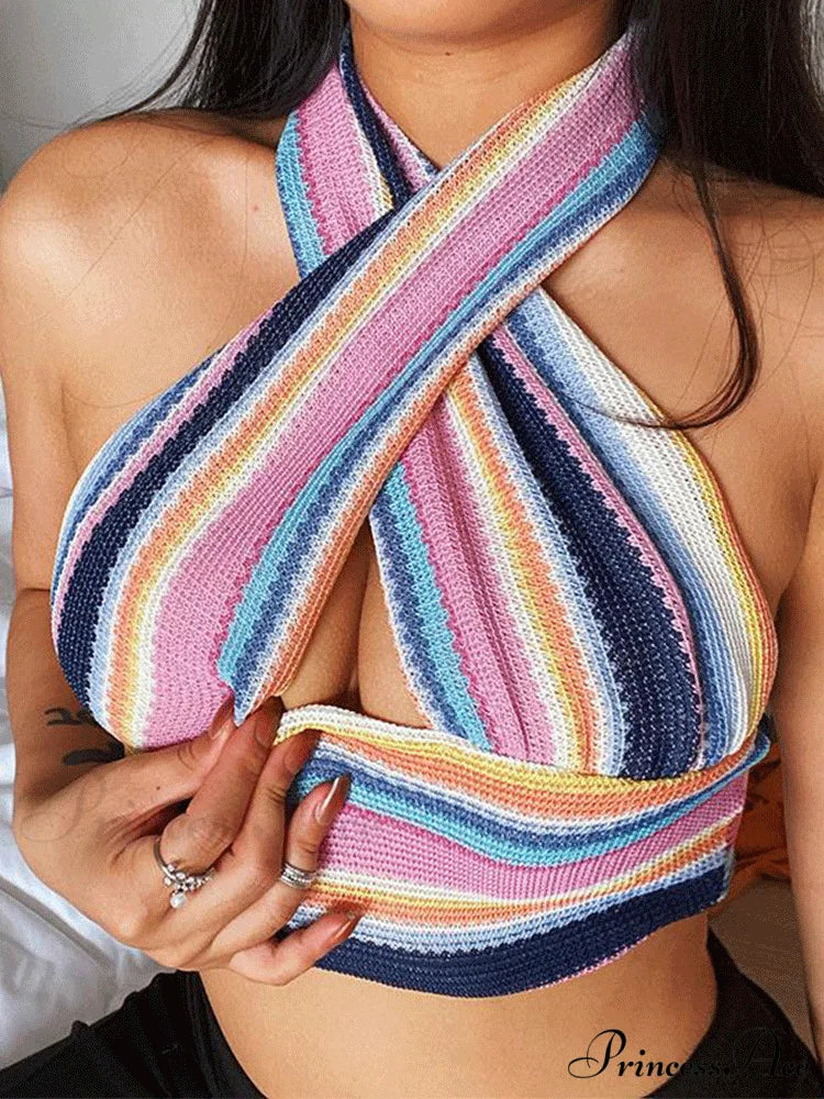 Cherubic Raglan Graceful Sleeve Crop Top Multicolor 1 / S
