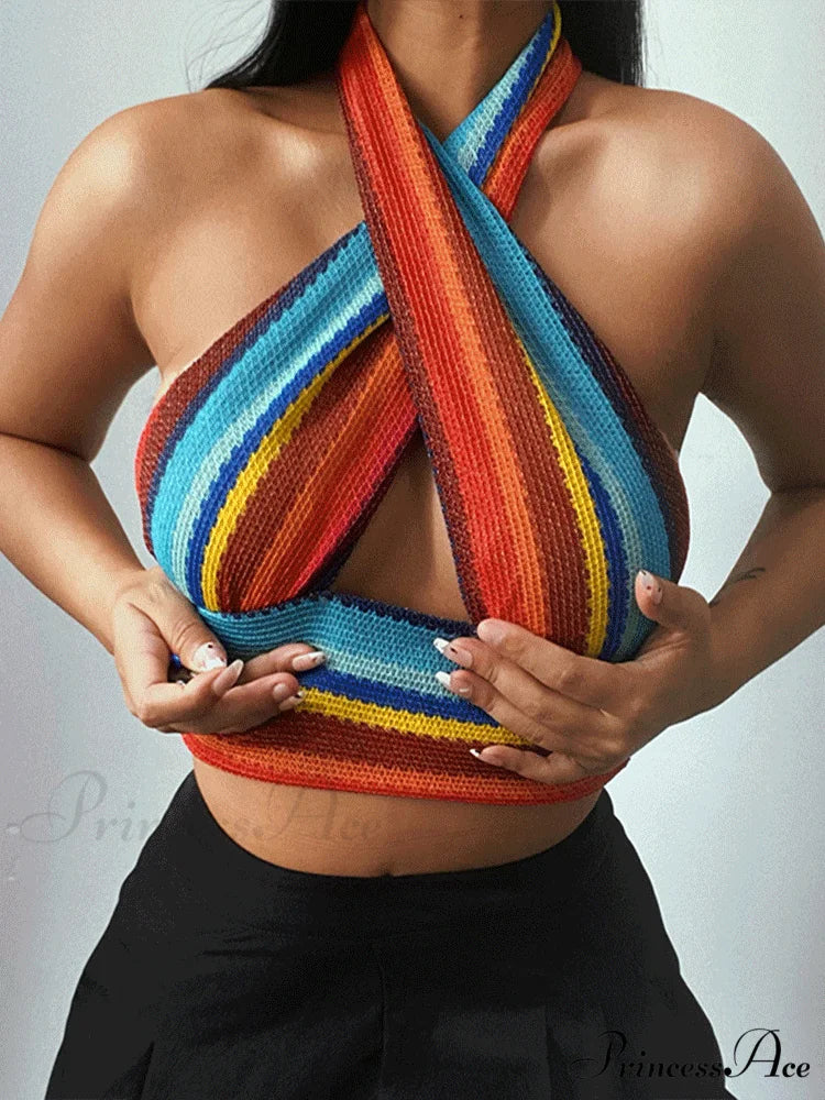 Cherubic Raglan Graceful Sleeve Crop Top Multicolor 4 / S