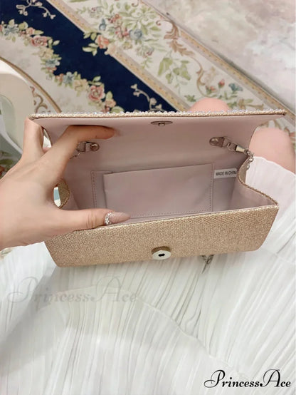 Chic Glittering Gemstone Dinner Banquet Envelope Bag clutchbag-250126