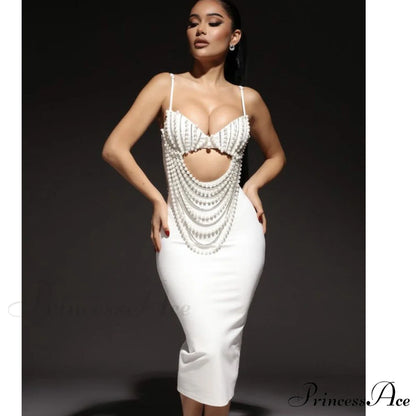 Chic Monochrome Lace Celebration Gown Formal Gown promdress-250223